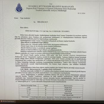 İBB'nin Deprem Riski Konusundaki İlgisizliği