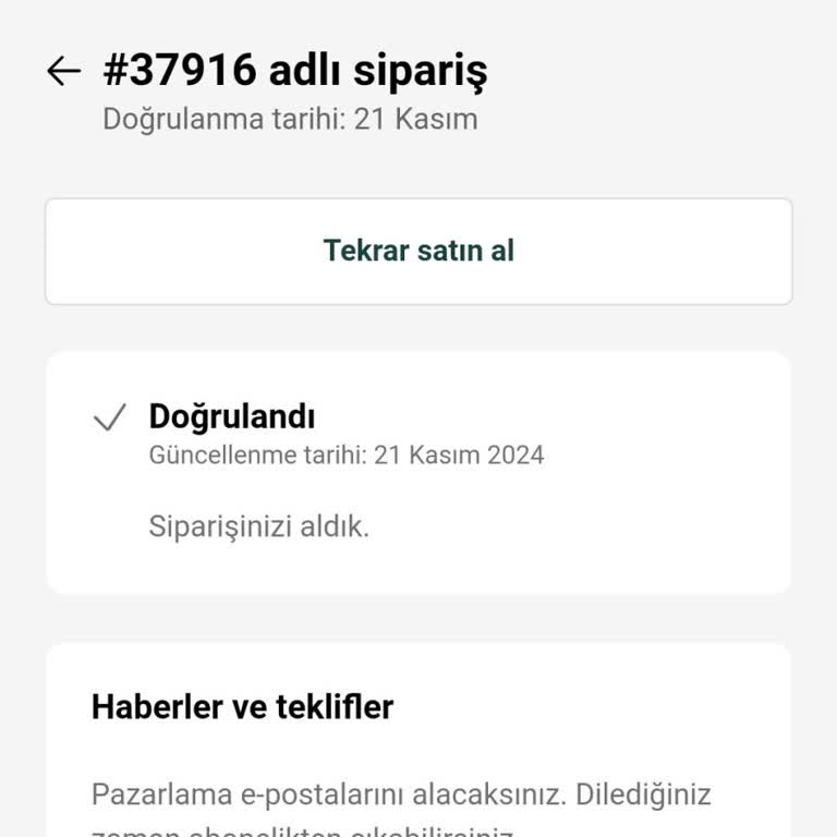 Sipariş Sonrası İlgisizlik Ve Gecikme