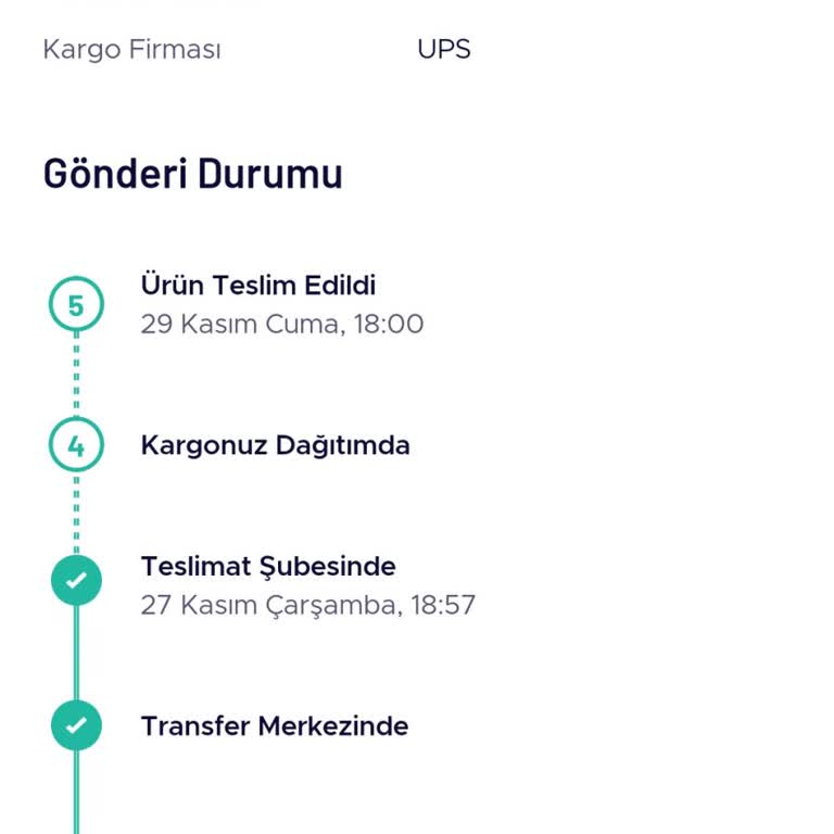 UPS Türkiye İle Geciken Kargo Teslimatı