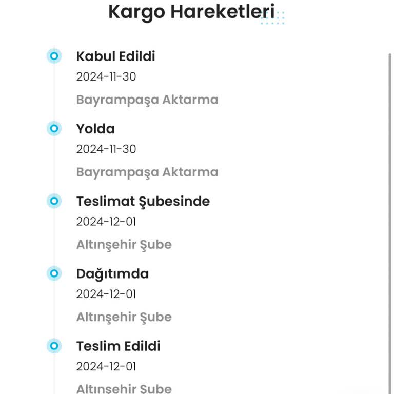 Kargo Teslimatında Şube Yanıltmacası