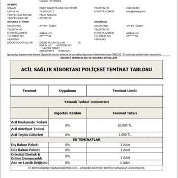 İstenmeyen Acil Sağlık Sigortası Ve İptal Sorunu