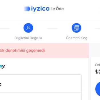 Iyzico'nun Hatalı Fraud Engeli Mağduriyet Yarattı
