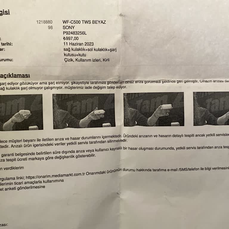 Garantili Üründe Haksız Ücret İadesi