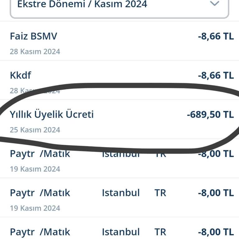 Denizbank'tan İzinsiz Kart Aidatı Kesintisi