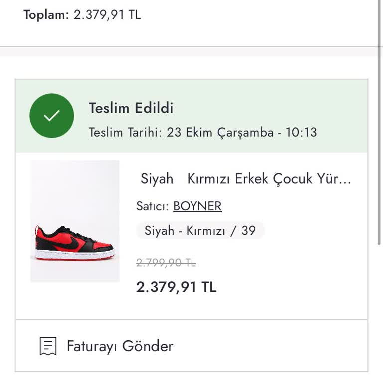 Boyner'de Nike Çorap Sorunu