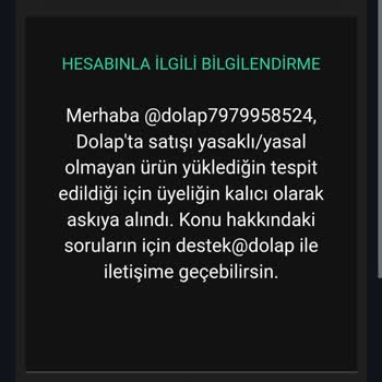 Hesap Askıya Alındı, Ödeme Yapılmadı