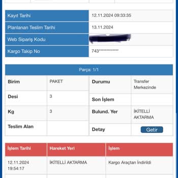 Kayıp Kargo Ve Yanıltıcı Bilgilendirme Mağduriyeti