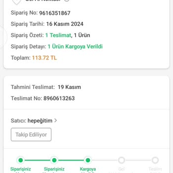 Acil Teslimat Sorunu: Sunum İçin Bekleyen Sipariş