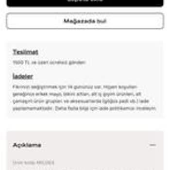 Yanlış Beden Bilgilendirmesi Ve İade Sorunu