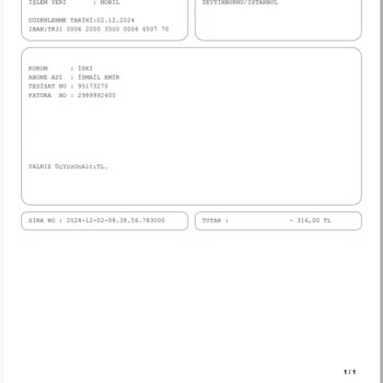 Çifte Fatura Ödemesi Mağduriyeti