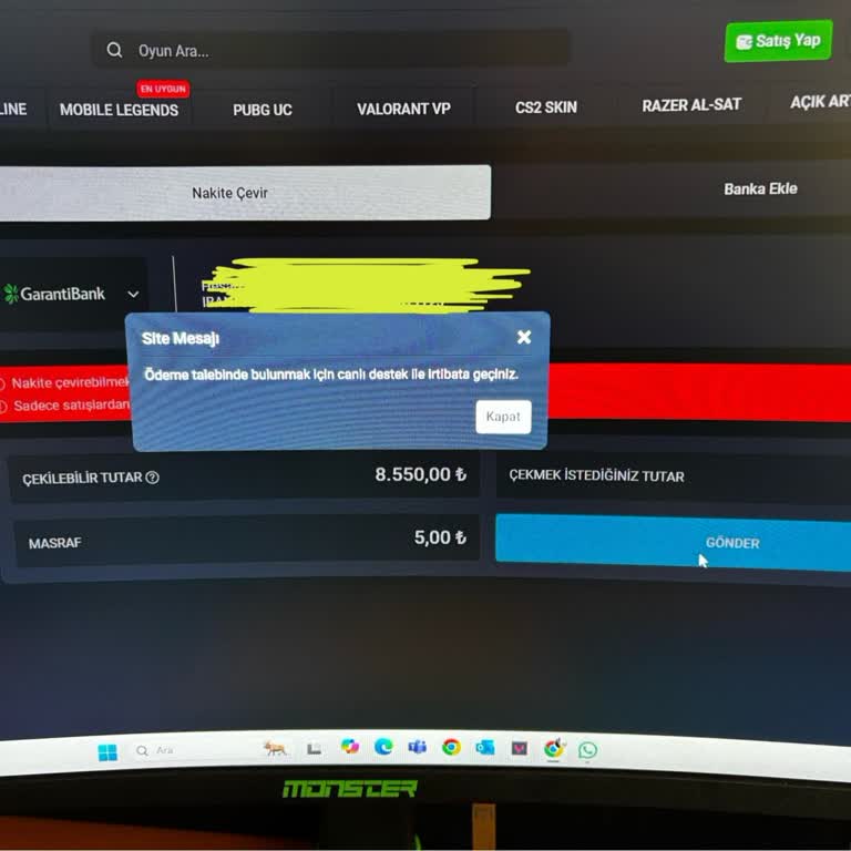 GameSatış Sitesinde Mağduriyet: Hesap Bakiyeme Erişim Sağlayamıyorum!