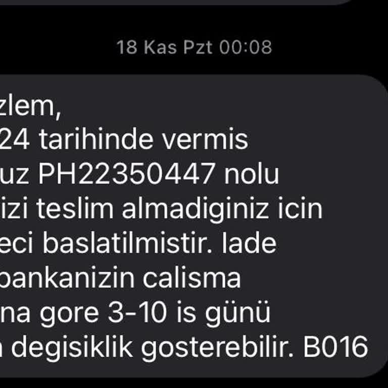İade Süreci Sorunu: Ücret Hala Geri Ödenmedi