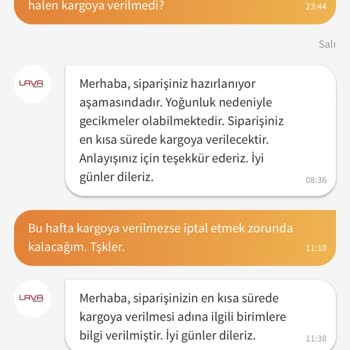 Stokta Olmayan Ürünler Ve Geciken Kargolar