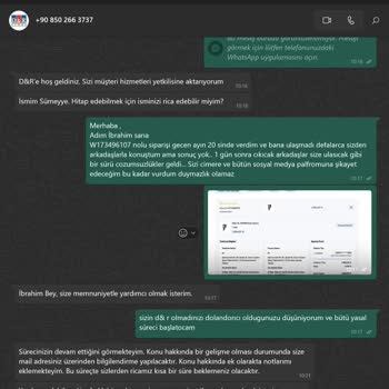 D&R'dan Alınan Ürünün Teslim Edilmemesi Ve Çözüm Üretilmemesi