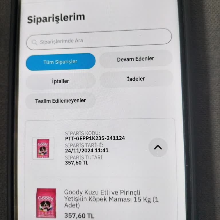Siparişin Hazırlık Aşamasında Takılı Kalması