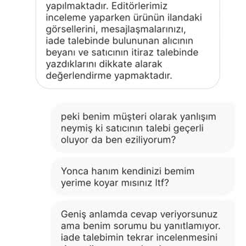 Yanlış Beden Ve İade Sorunu