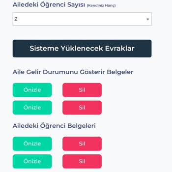 Burs Başvurusunda Eksik Belge Sorunu