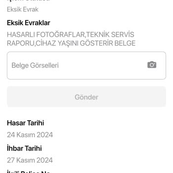 Kombi Ödemesi İçin Gereksiz Evrak Talebi