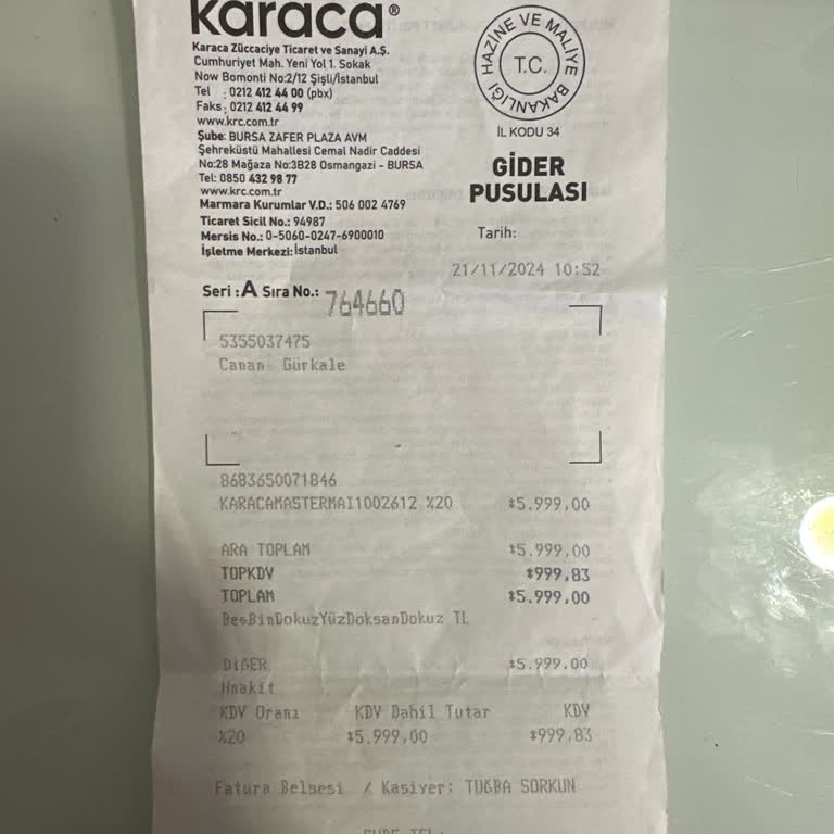 Karaca'da İade Sürecinde Yaşanan Sorun