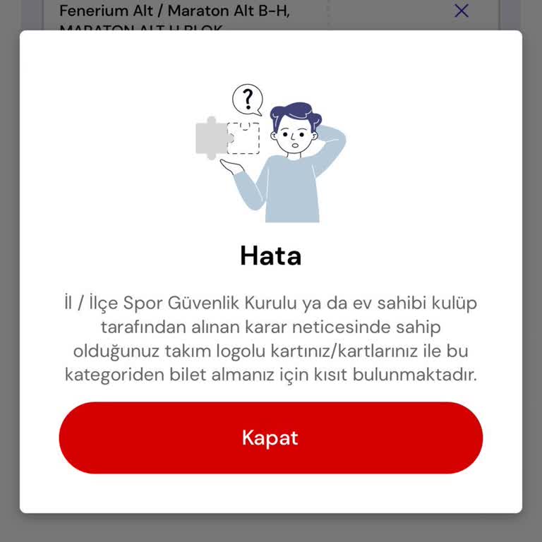Fenerbahçe Passolig Kartı İle Bilet Alma Sorunu