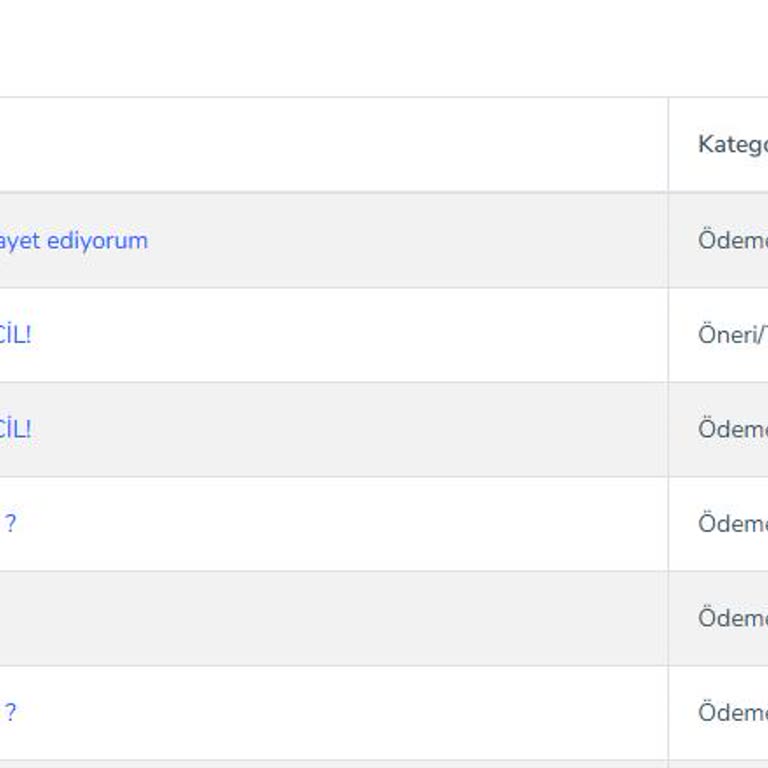Ödeme Talebine Yanıt Alamama Sorunu