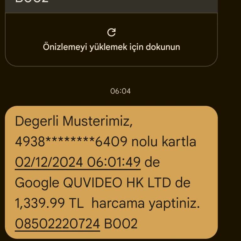 Habersiz Yapılan Kredi Kartı Ödemesi Ve İade Talebi