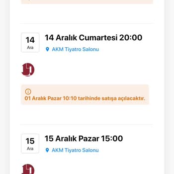 Tiyatro Biletlerinde Gizemli Tükeniş