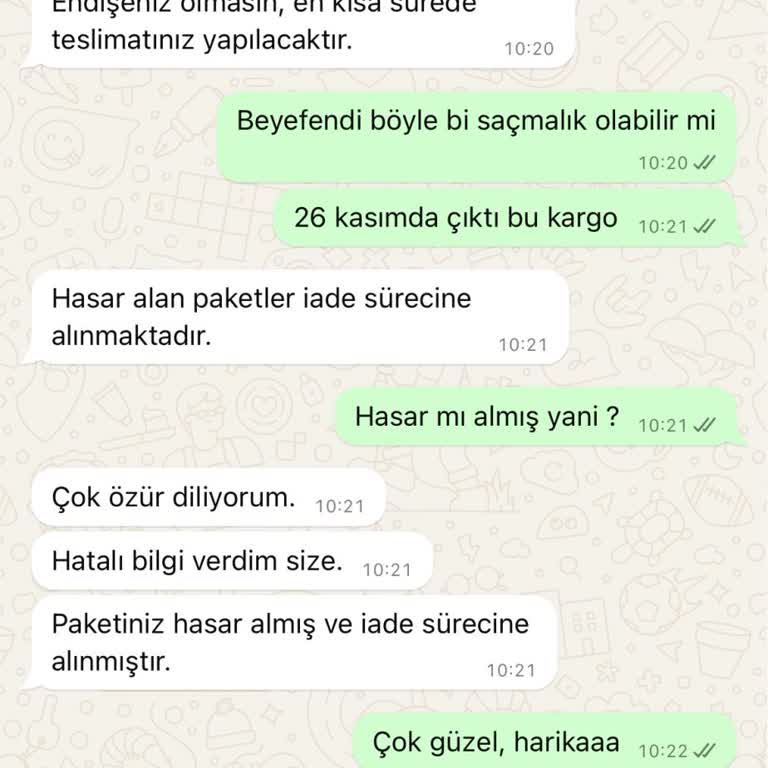 Karaca Ve Hepsijet İle Kayıp Kargo Ve İletişim Sorunları