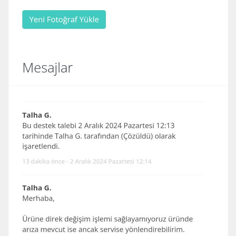 Uyumsuz Ürün Ve Yetersiz Müşteri Hizmeti