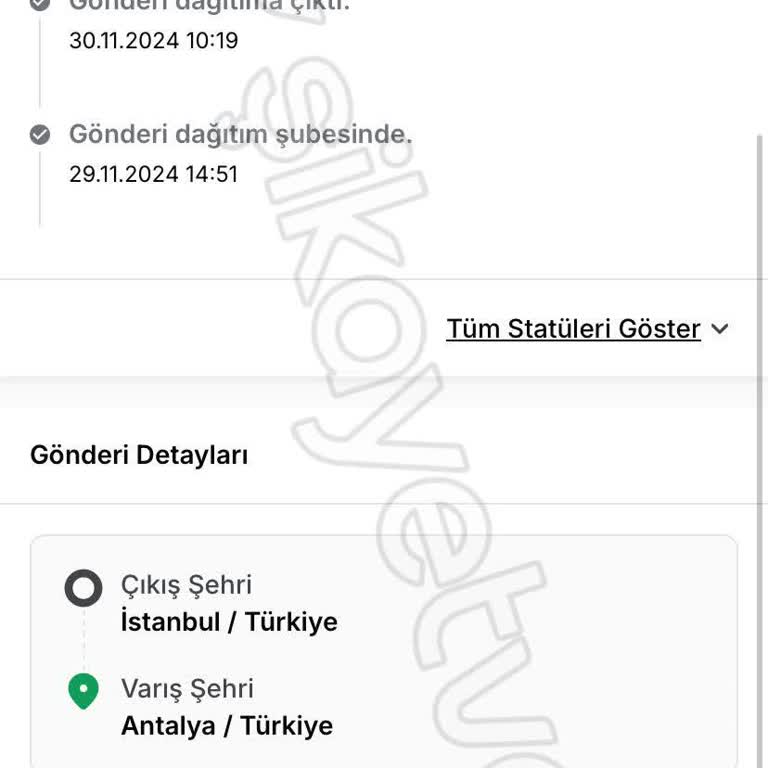 Sürat Kargo Yanlış Teslimat Mesajı Ve Ulaşılamayan Kargo Şubesi
