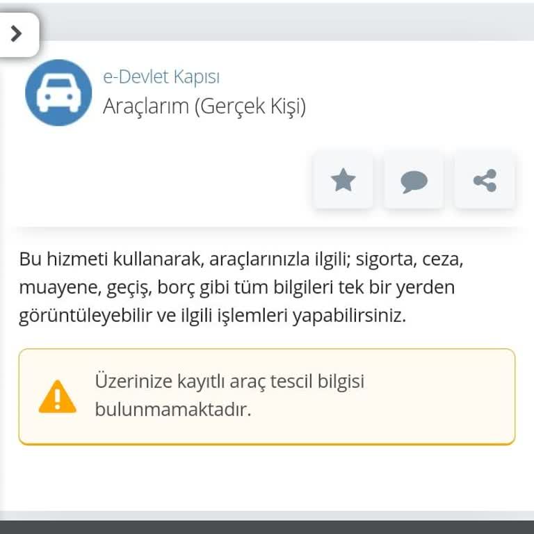 Araç Muayene Geçmişi Sorunu