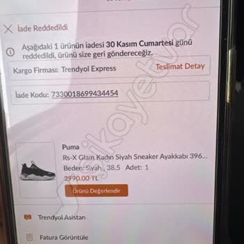 Puma RS-X Glam Ayakkabıda Koku Ve Güvenlik Sorunu