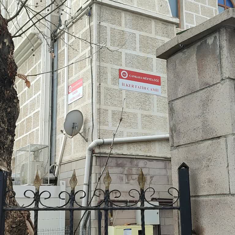 Diyanet İşleri Başkanlığı İlker Fatih Cami Şikayeti