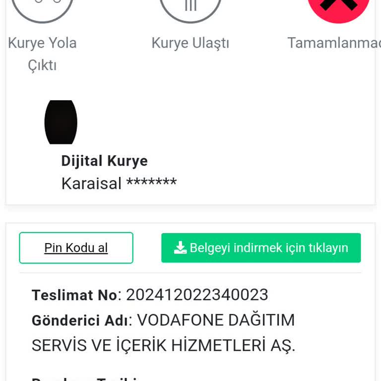 Vodafone Kurye Randevu Sorunu Ve Müşteri Hizmetleri Ulaşım Zorluğu