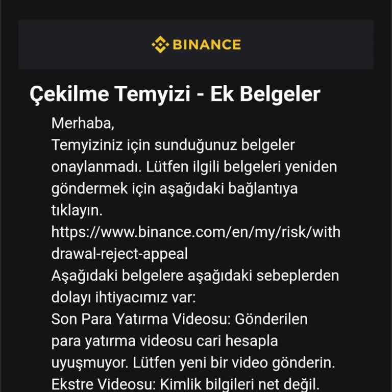 Binance Global'de Para Çekme Sorunu Ve Müşteri Hizmetleri Engeli