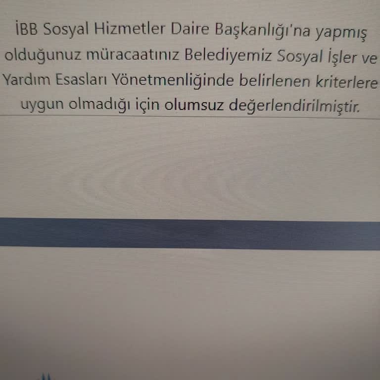 Yenidoğan Paket Desteği Başvurusu Anında Reddedildi