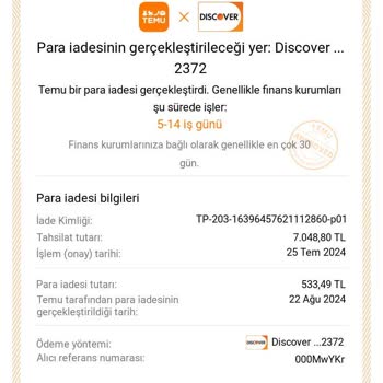 Ziraat Bankası'nda İade Sorunu