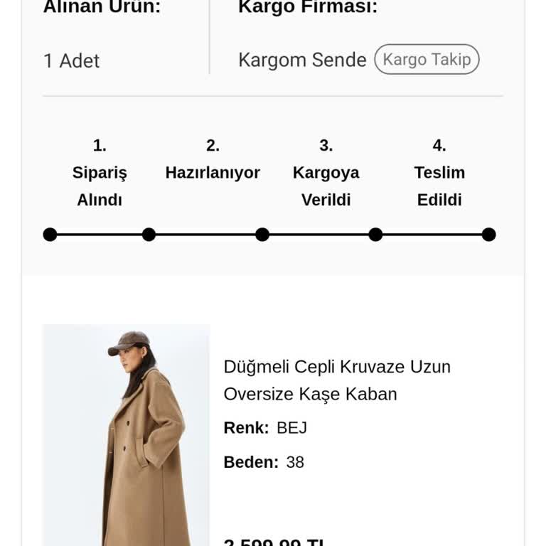 Koton'dan Aldığım Kaban Tüylenme Yaptı, Para İadesi Sorunu Yaşıyorum!