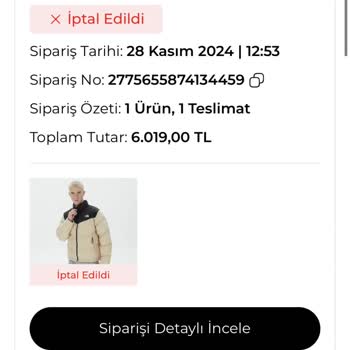 İptal Edilen Sipariş Ve Taksit Sorunu