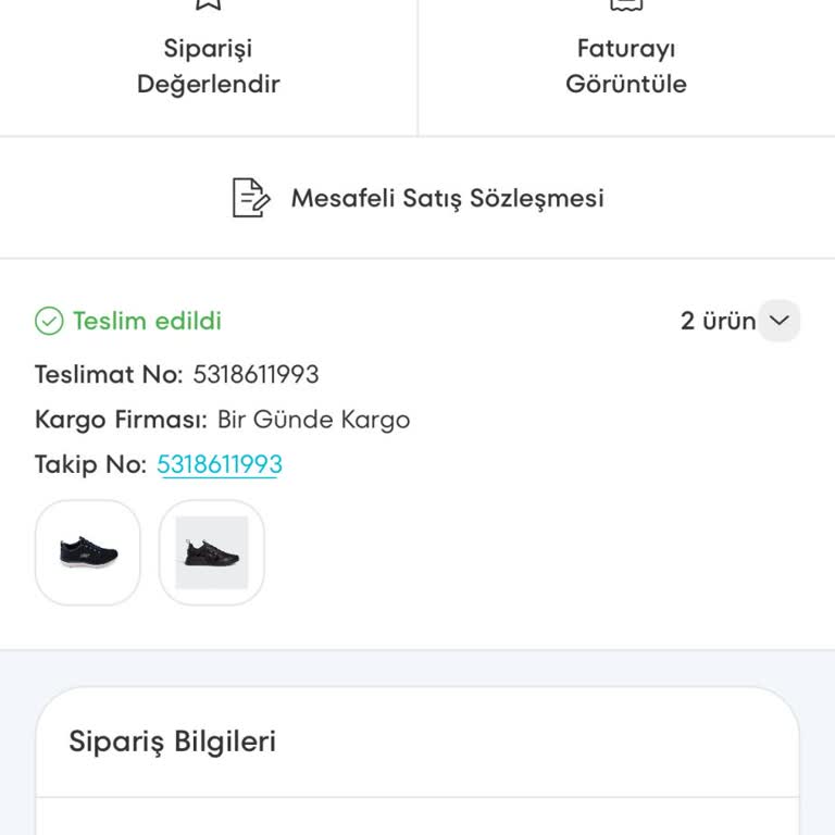 A101'den Aldığım Ayakkabılar Teslim Edilmedi Ve Param İade Edilmedi