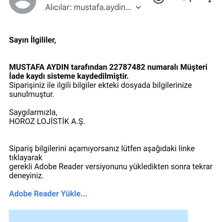 Yataş Bedding Ve Horoz Lojistik'in İade Sürecindeki Sorunlar