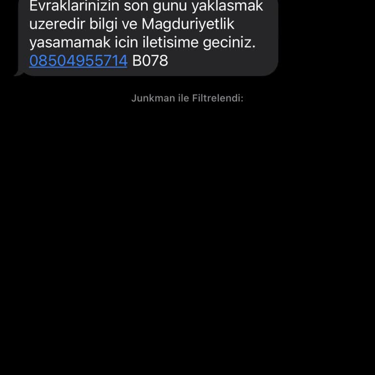 Yanıltıcı Mesaj Ve Hukuki Tehdit