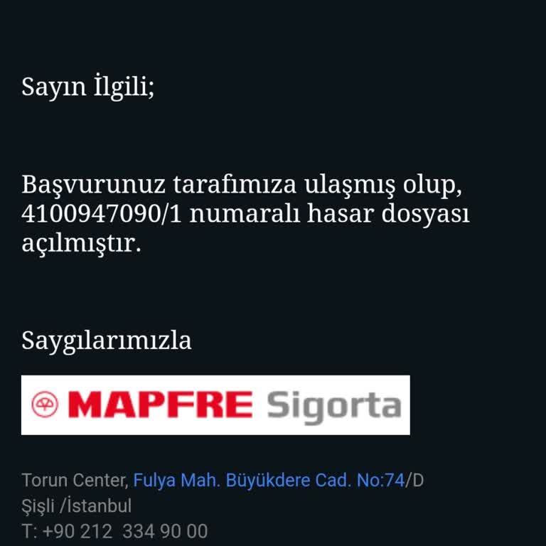 Mapfre Sigorta'nın Umursamazlığı: Mağduriyetim Devam Ediyor