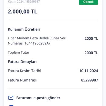 Haksız Modem İade Cezası Ve Geri Ödeme Talebi