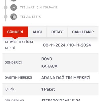 Teslim Edilmeyen Ürün Ve İletişim Sorunları