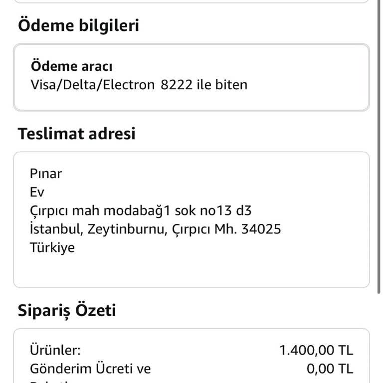 Sipariş İptali Ve İletişim Sorunları