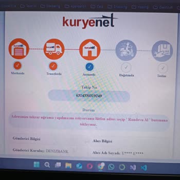Kuryenet'in Teslimat Ve İletişim Sorunları
