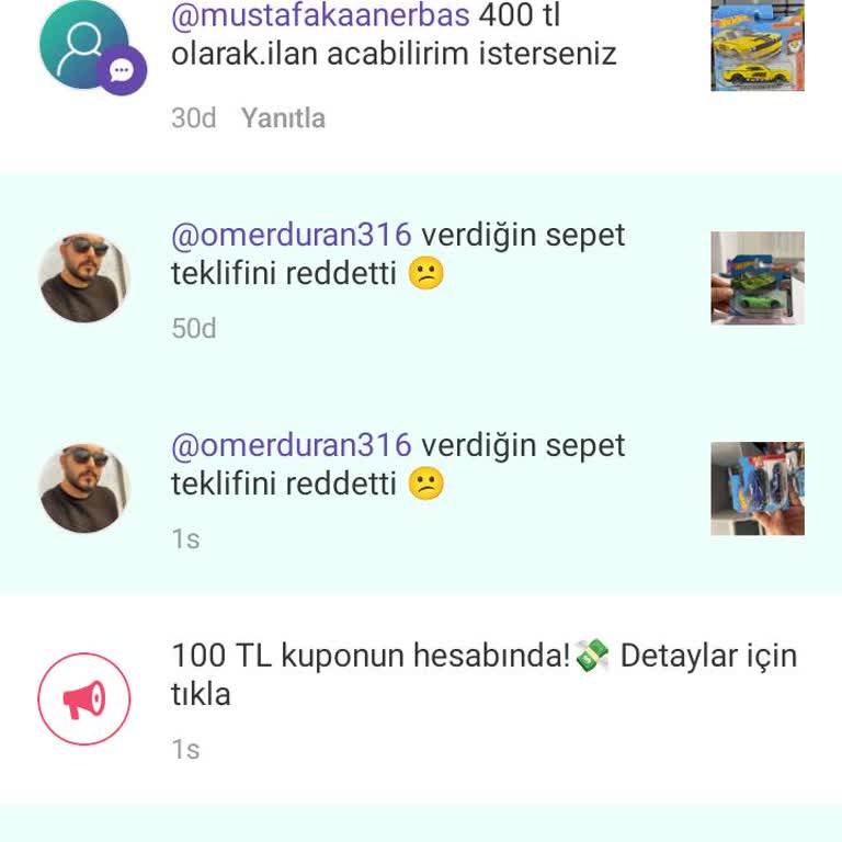 Dolap Uygulamasında Kaybolan İndirim Kuponu Mağduriyeti