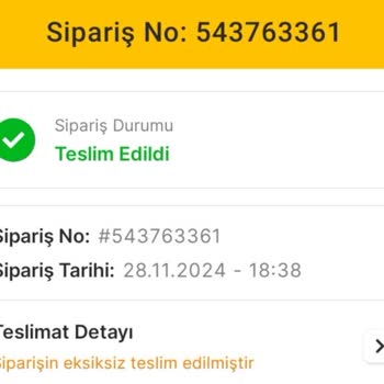 Eksik Ürün Ve İlgisiz Müşteri Hizmeti Deneyimi