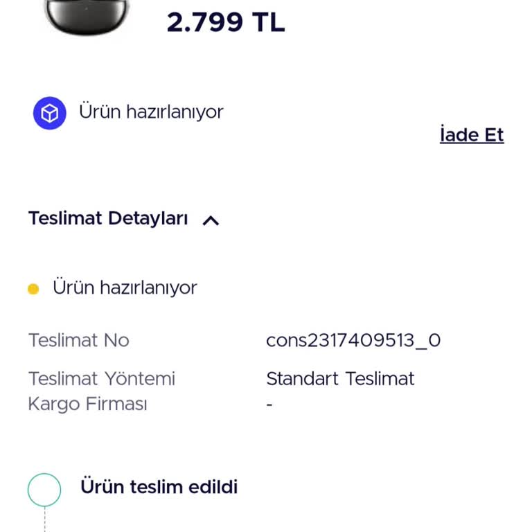 Kargoya Verilmeyen Kulaklık Krizi